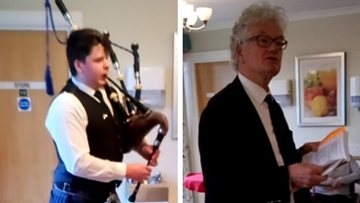 Glenrothes care home celebrates Burns Night